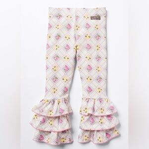 Matilda Jane floral enchantment ruffle pants size 8 like new